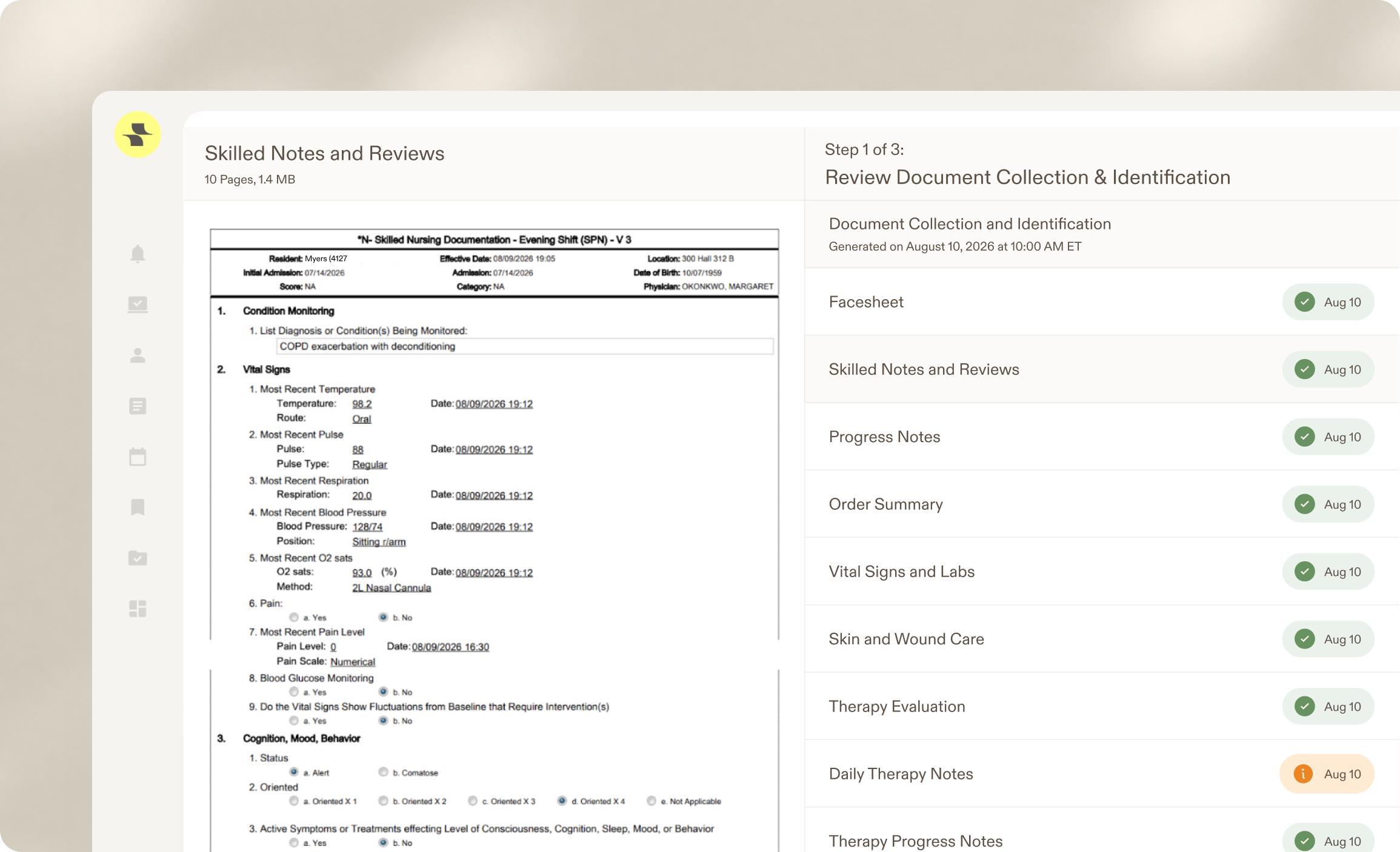 2. Visual representation of a document management system, showcasing folders, files, and navigation tools.