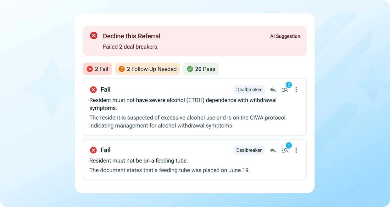 Customize your admissions criteria