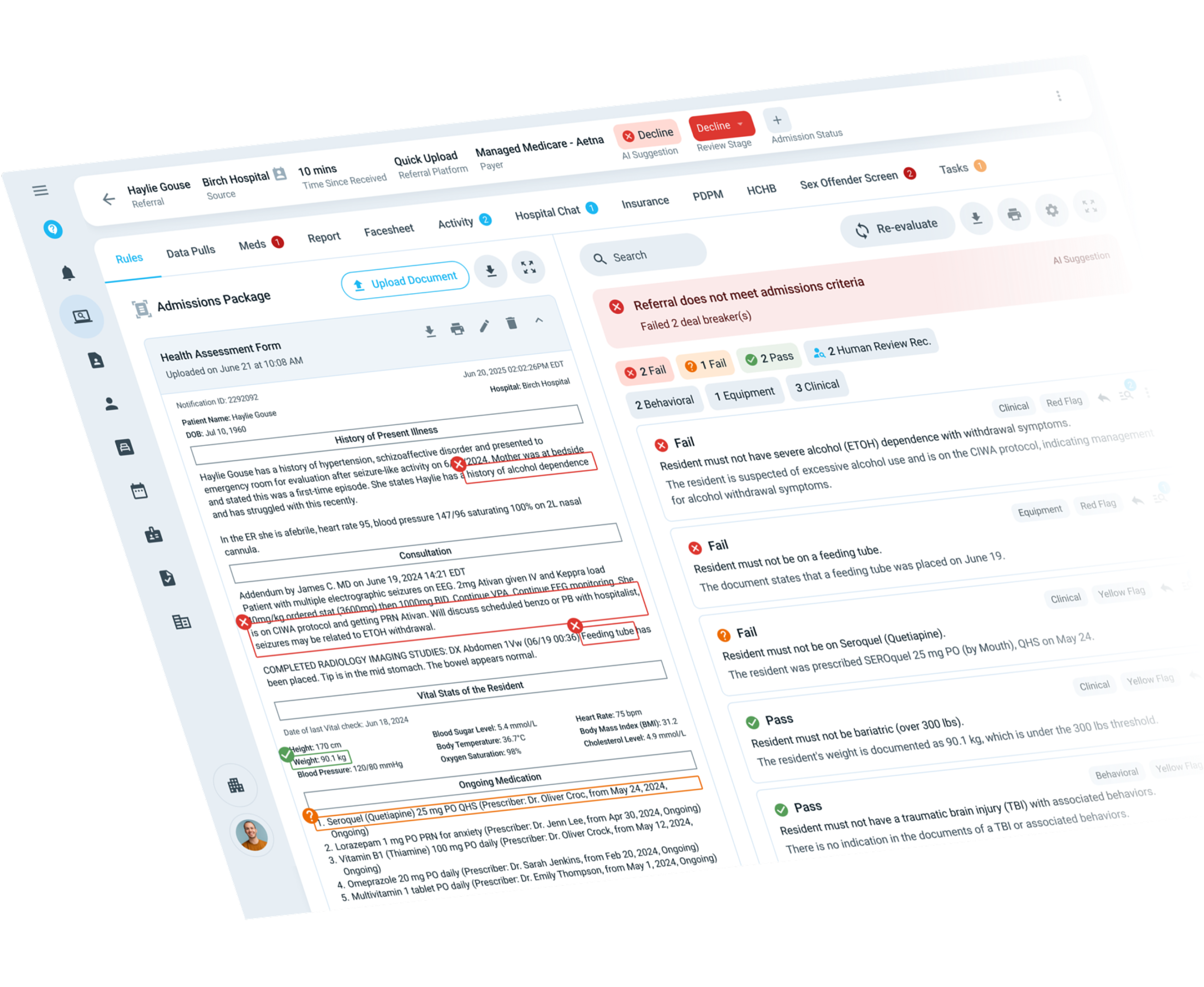 AI powered admissions